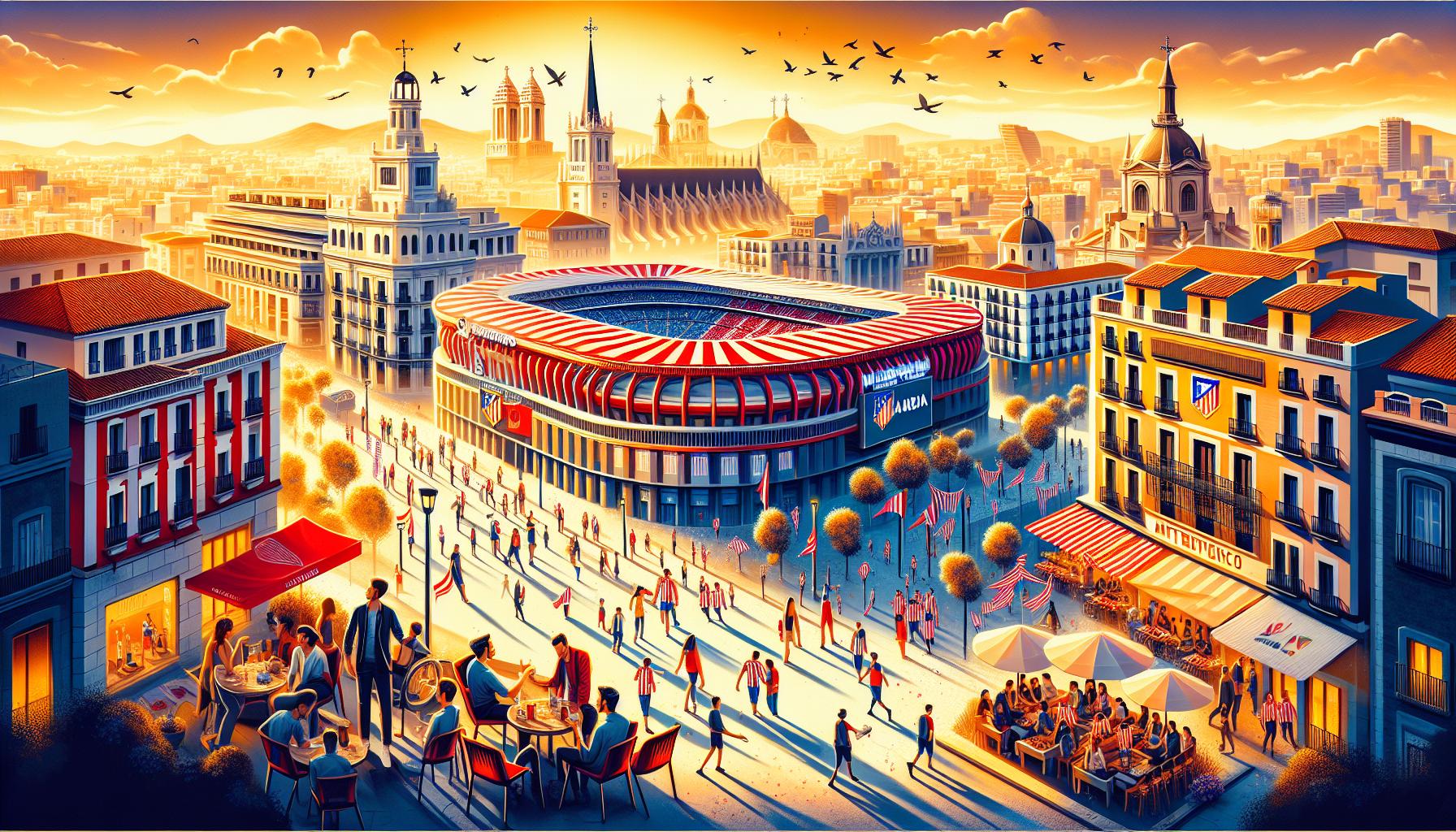 Dónde se encuentra el estadio del Atlético de Madrid